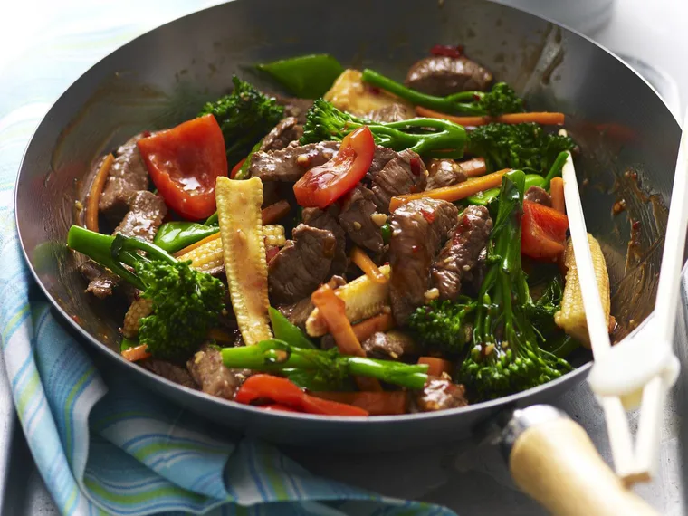 Garlic beef stir-fry