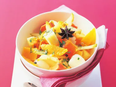 vanilla & lime asian fruit salad