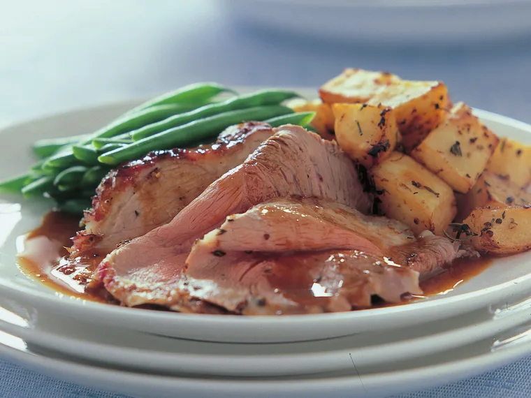 roasted lamb with lemon potatoes