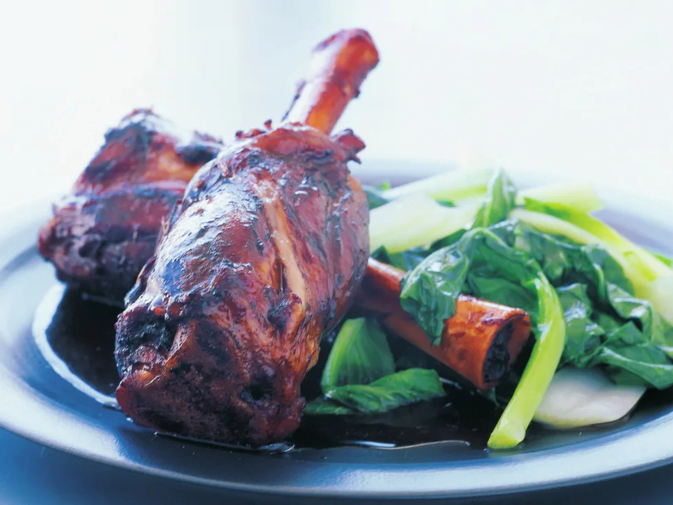 Chinese spiced lamb shanks