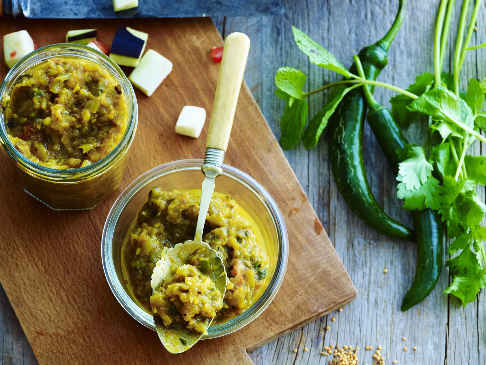 indian eggplant relish