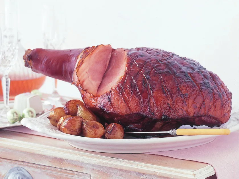 Baked Ham with Redcurrant and Balsamic Glaze