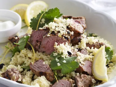 moroccan lamb with couscous