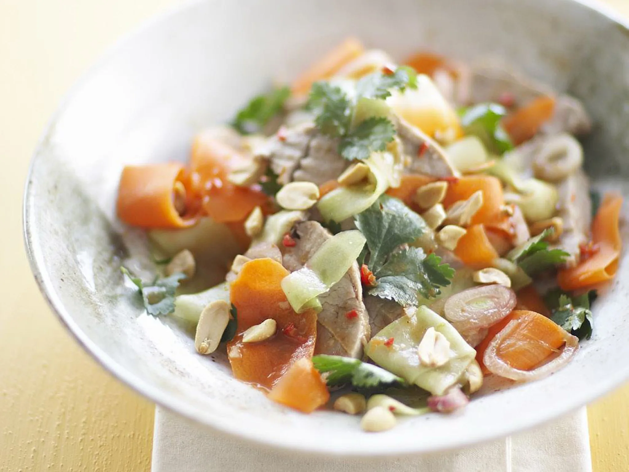 green papaya & pork salad