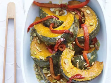 capsicum & maple-glazed pumpkin