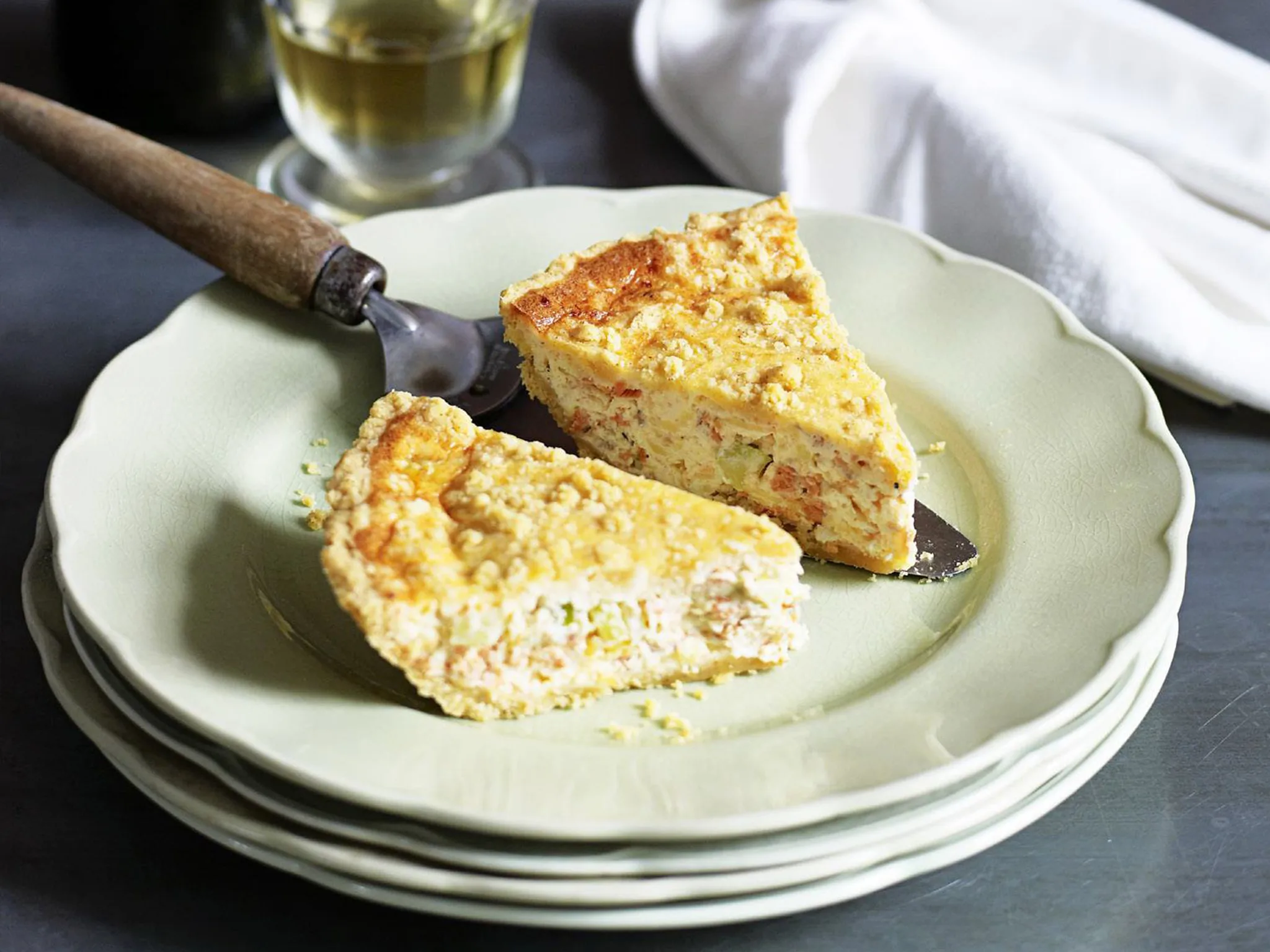 crunchy salmon pie