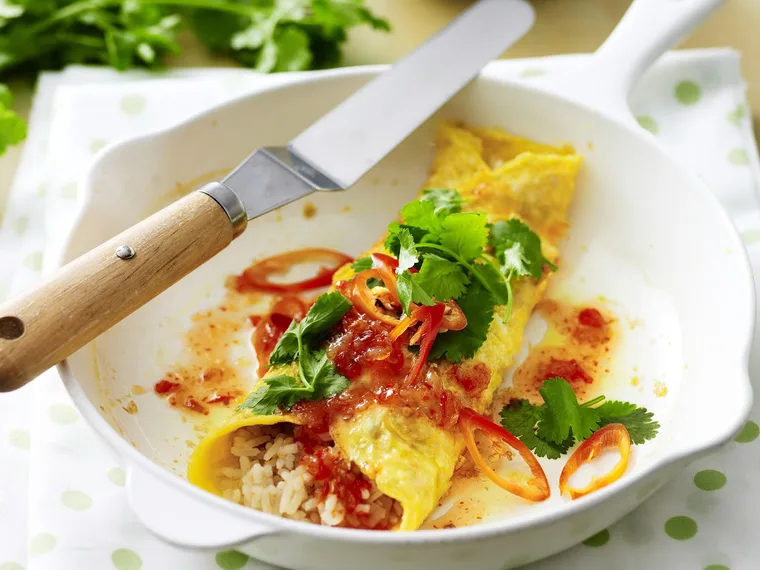 fried rice omelette