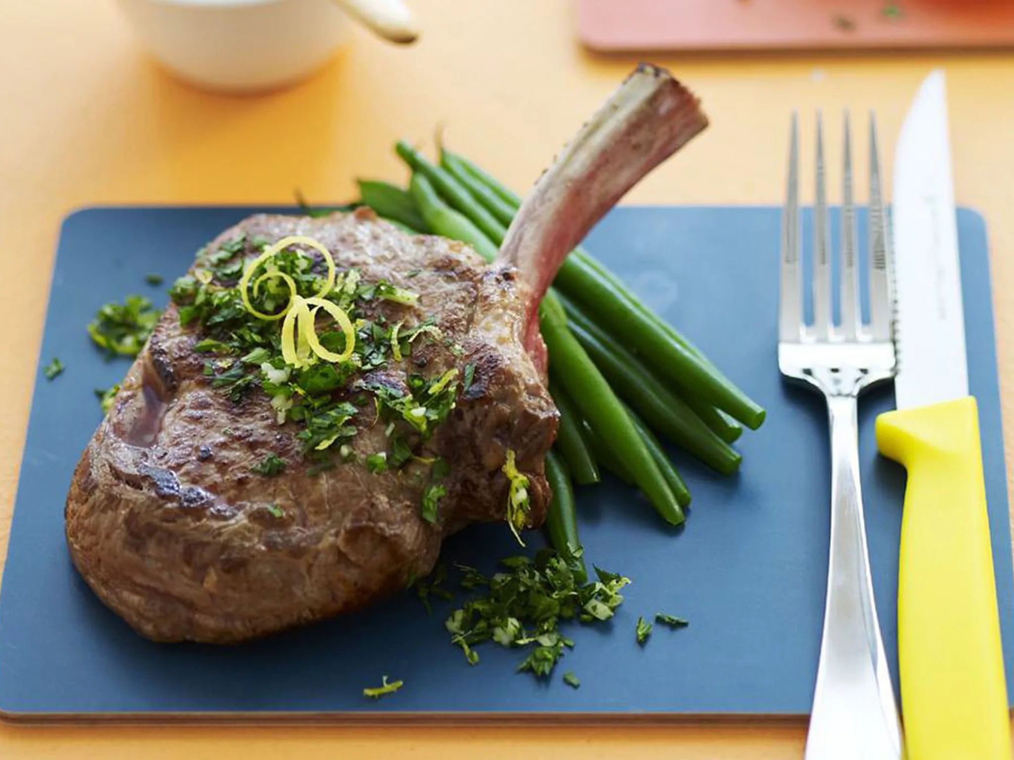 veal chops with gremolata