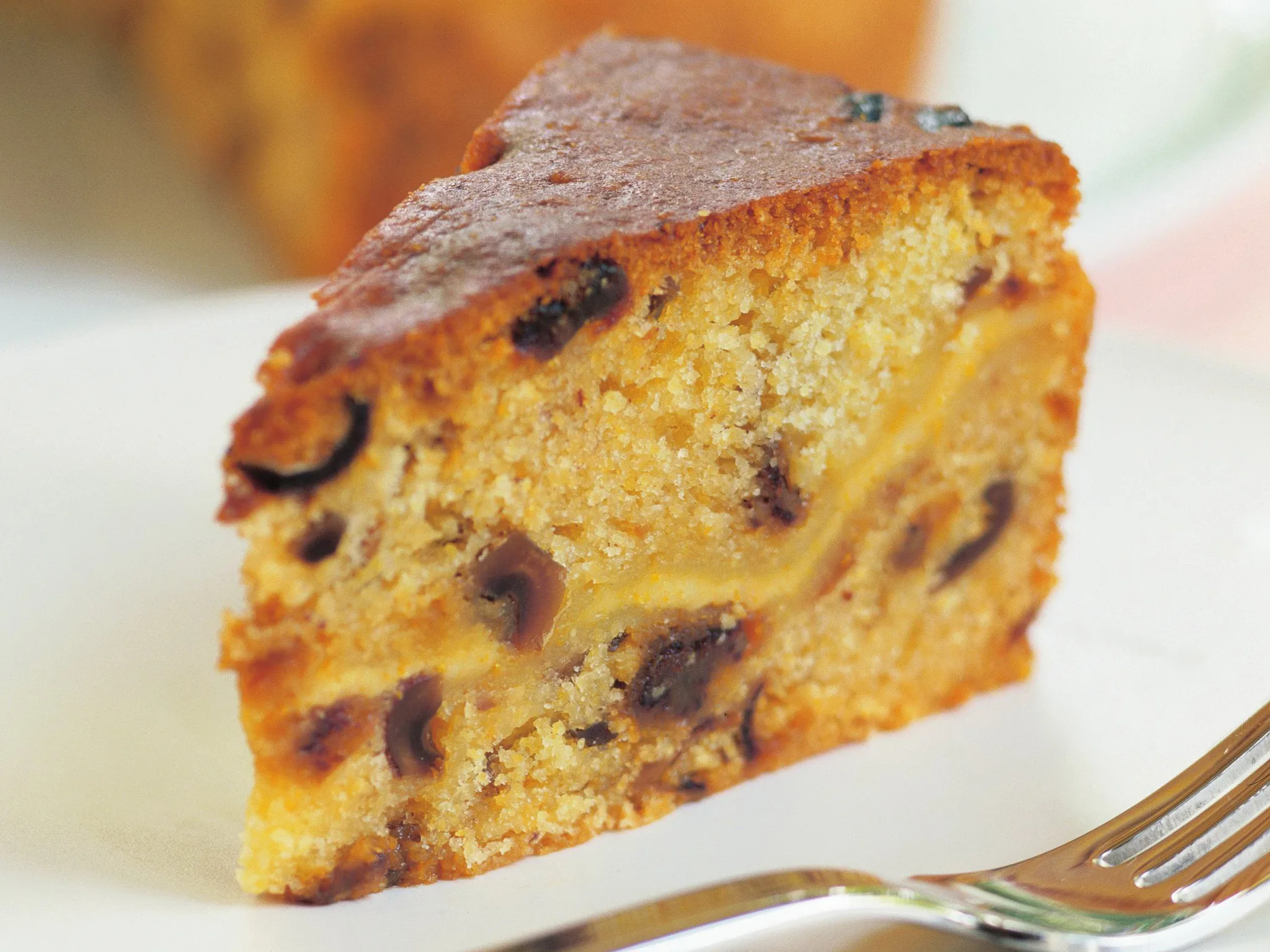 date, ricotta and polenta cake