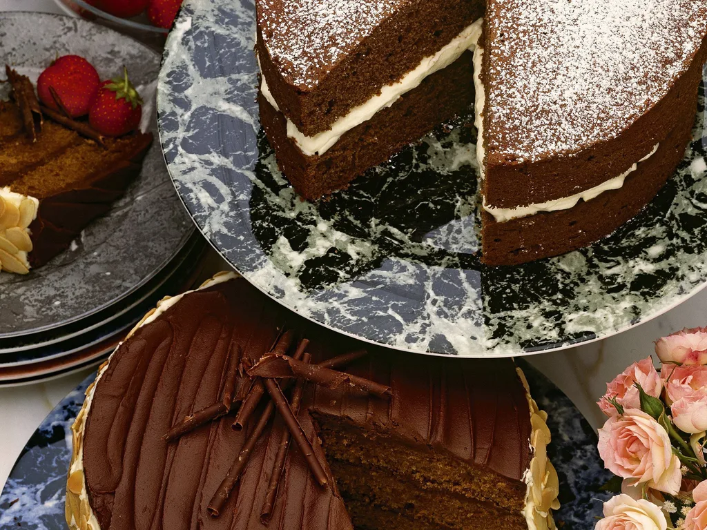 FROSTED CHOCOLATE YOGHURT CAKE