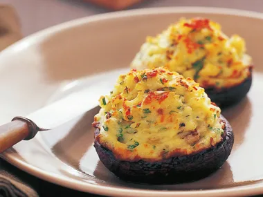 stuffed portobello mushrooms
