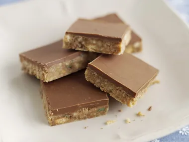 choc-peppermint slice