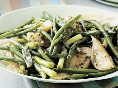 Beans and fennel with anchovy dressing