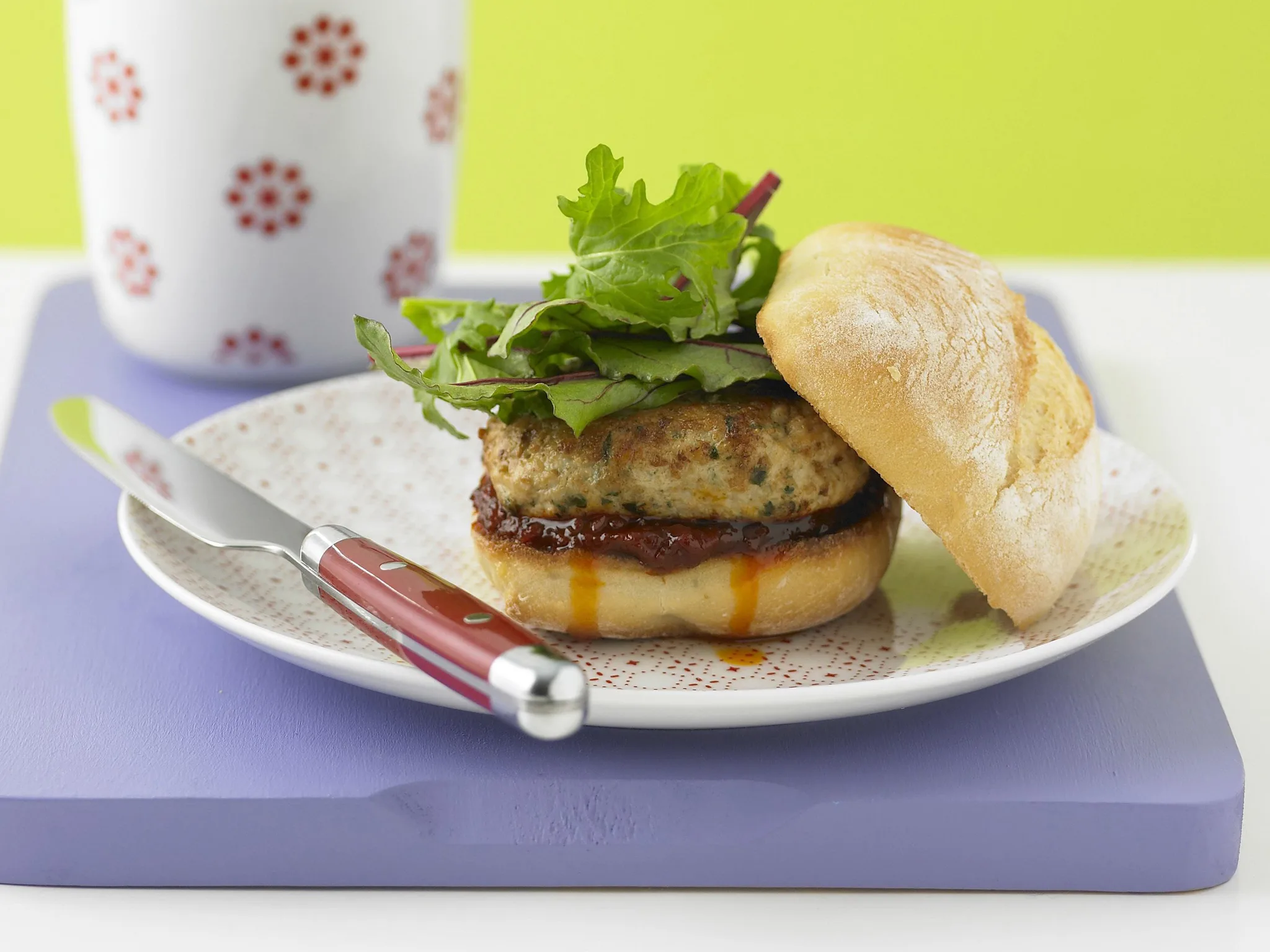 thai chicken burgers