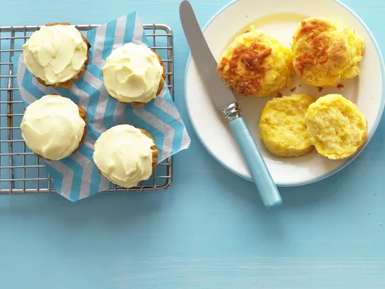 cheesy pumpkin scones