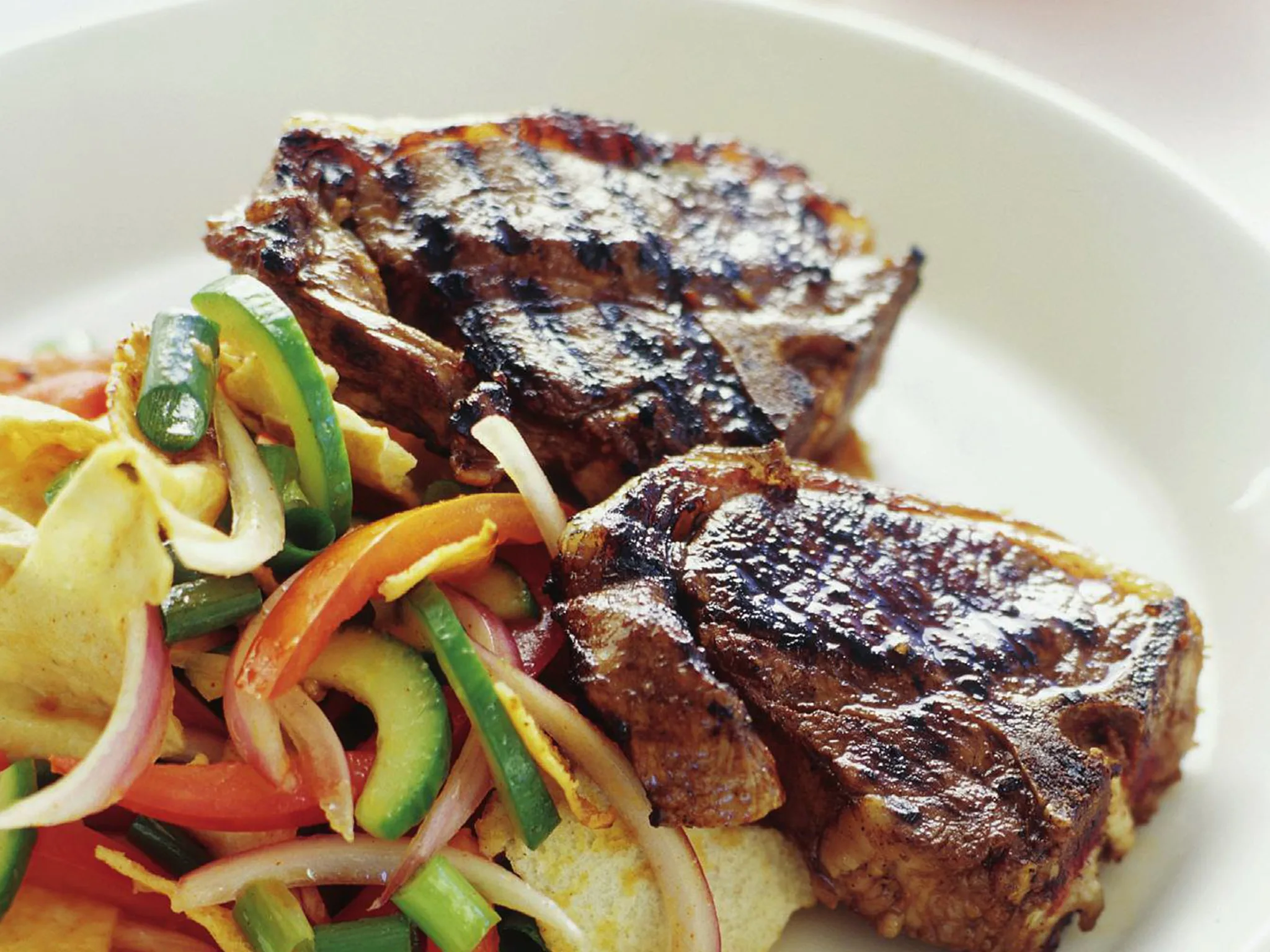 BALSAMIC LAMB WITH FATTOUSH
