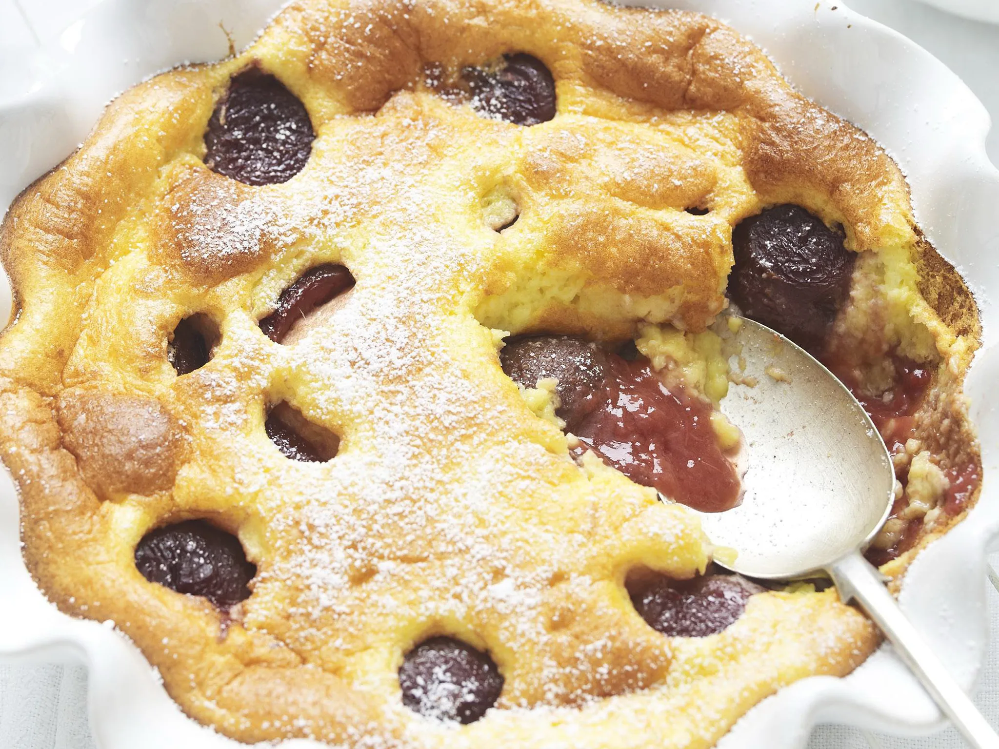 satsuma plum clafouti