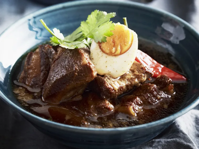 five-spice caramel pork belly