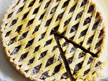 brandied apricot and prune tart