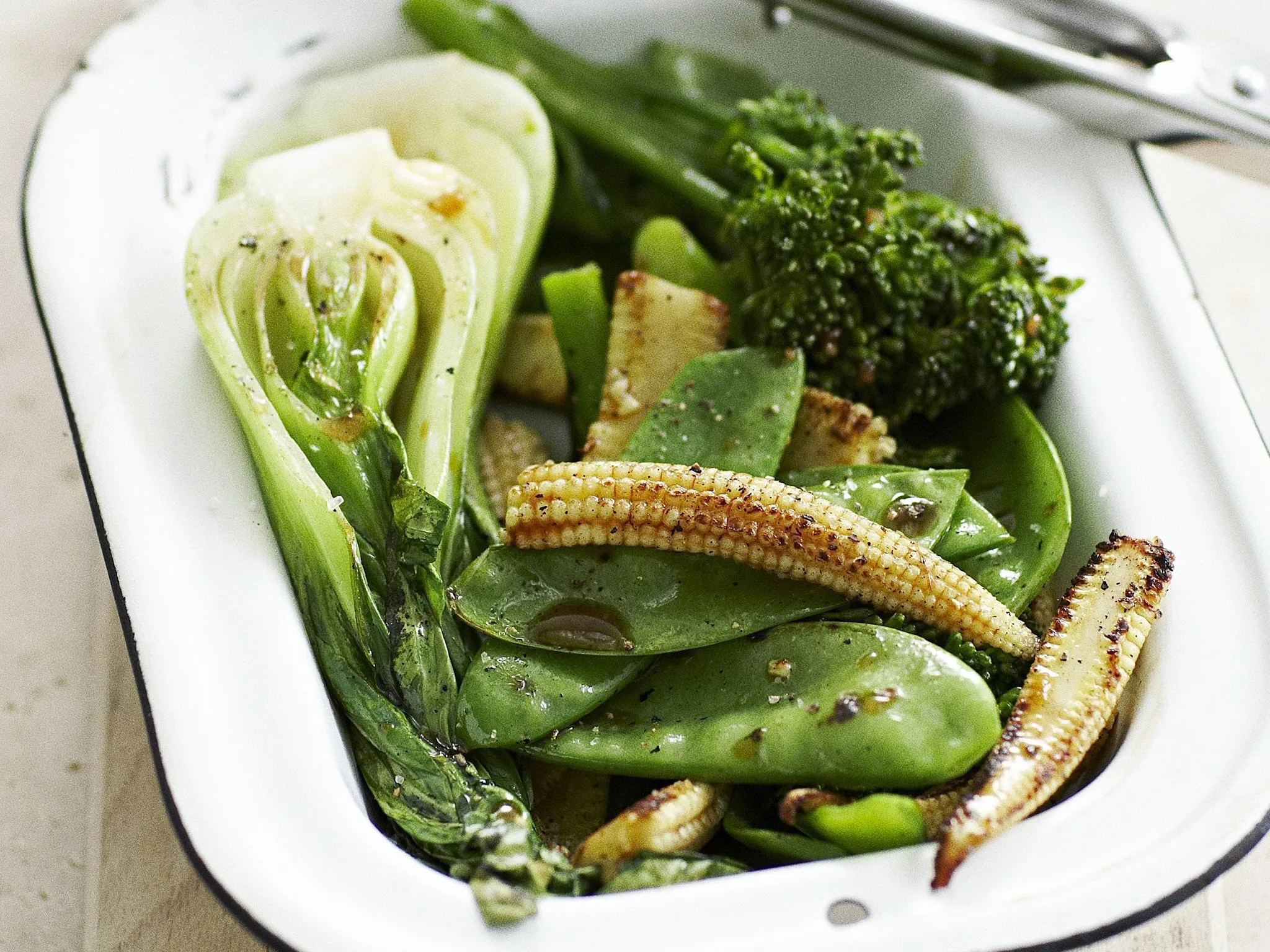 grilled asian vegetables