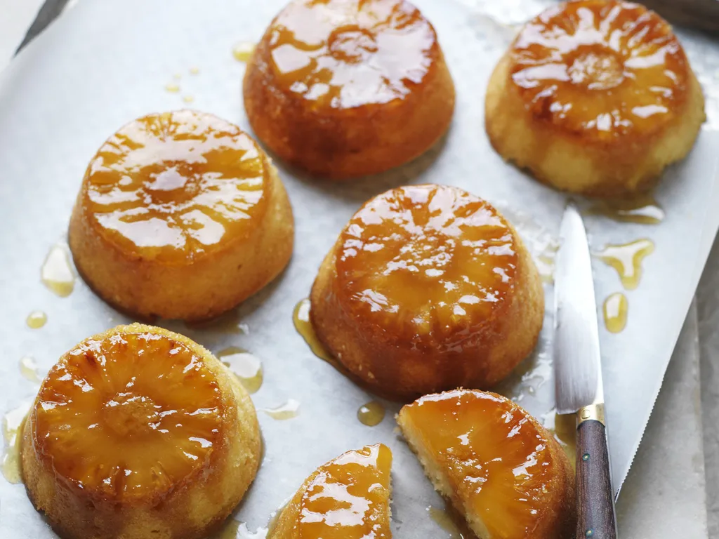 CARAMELISED PINEAPPLE and CoconutTeacakes