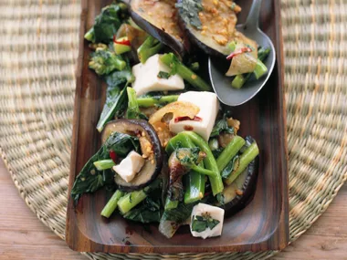 stir-fried eggplant and tofu