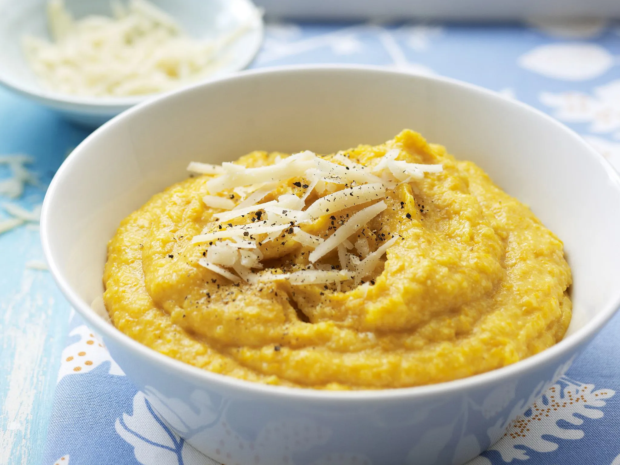 cheesy pumpkin polenta