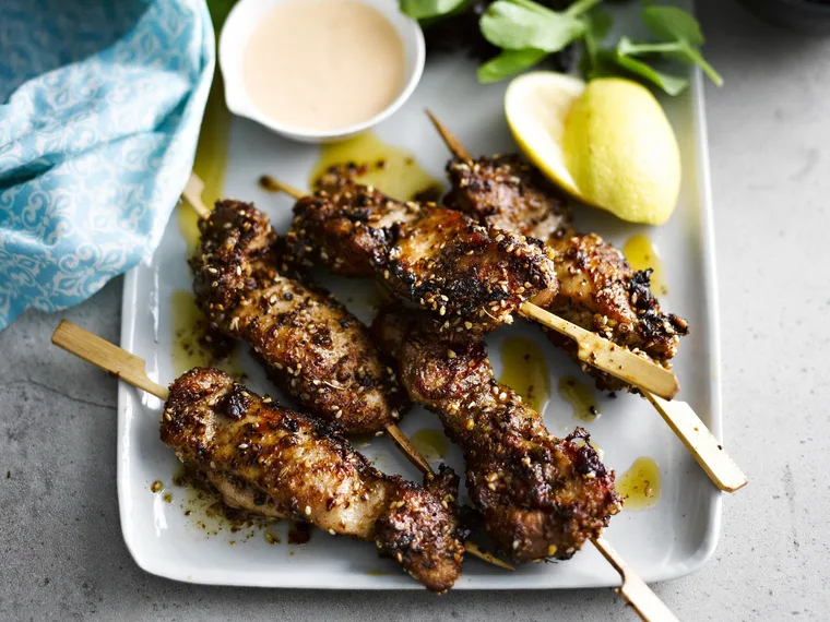 CHICKEN with STICKS HarissaMayonnaise