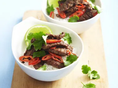 SALT AND PEPPER BEEF WITH LIME