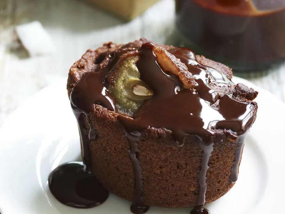 chocolate and coconut dessert friands