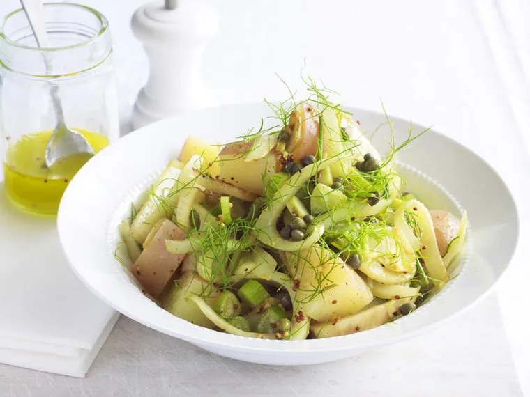 potato, fennel and caper salad