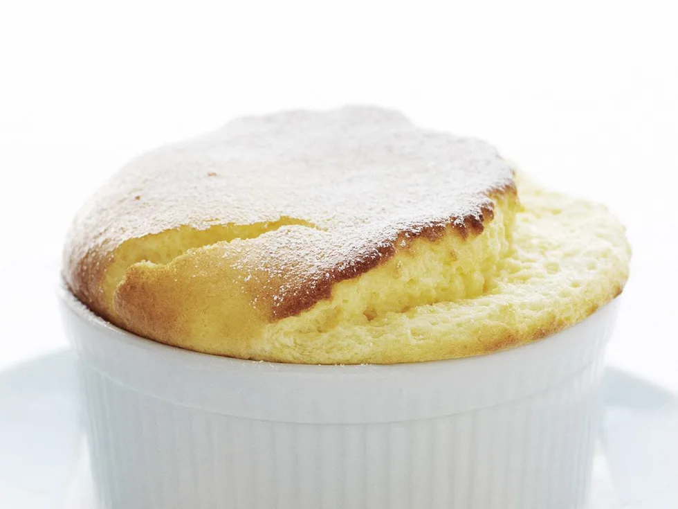 tangy lemon soufflé