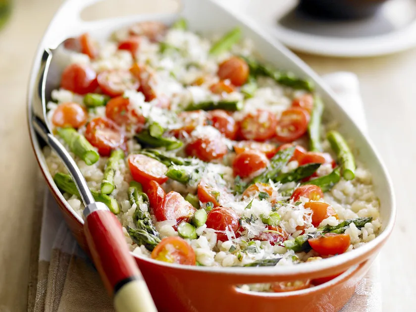 Baked asparagus risotto | Women's Weekly Food