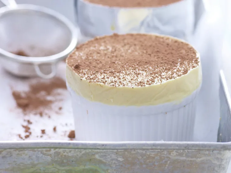 creamy marsala souffl&eacute;s