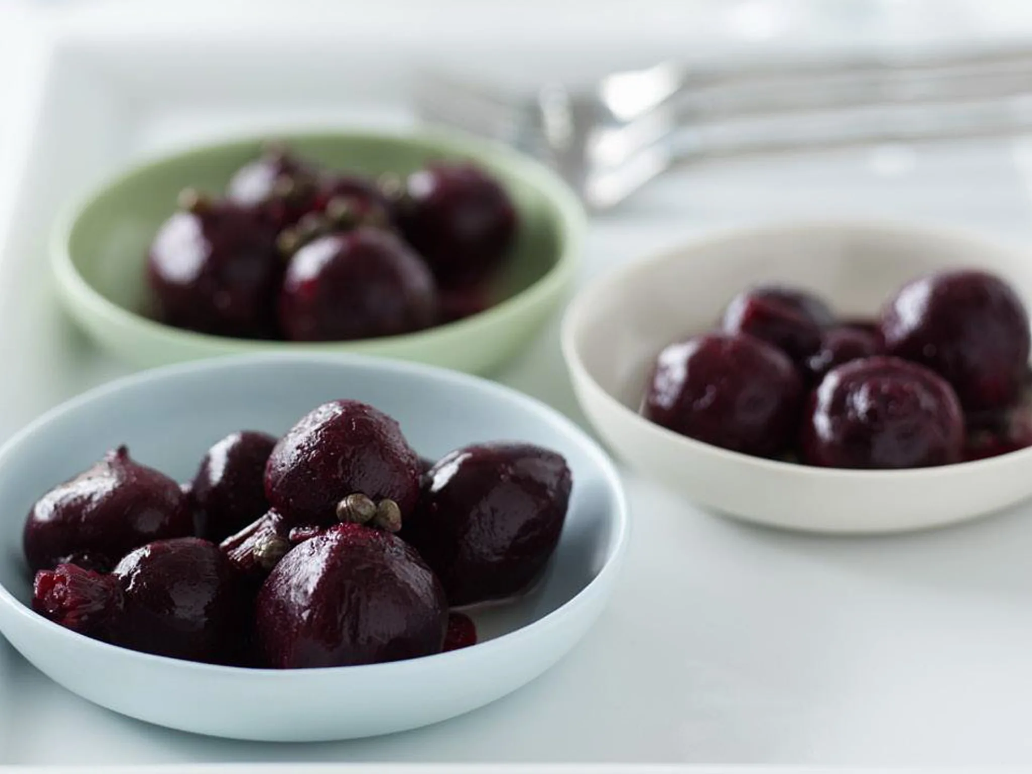 baby beetroot with caper vinaigrette