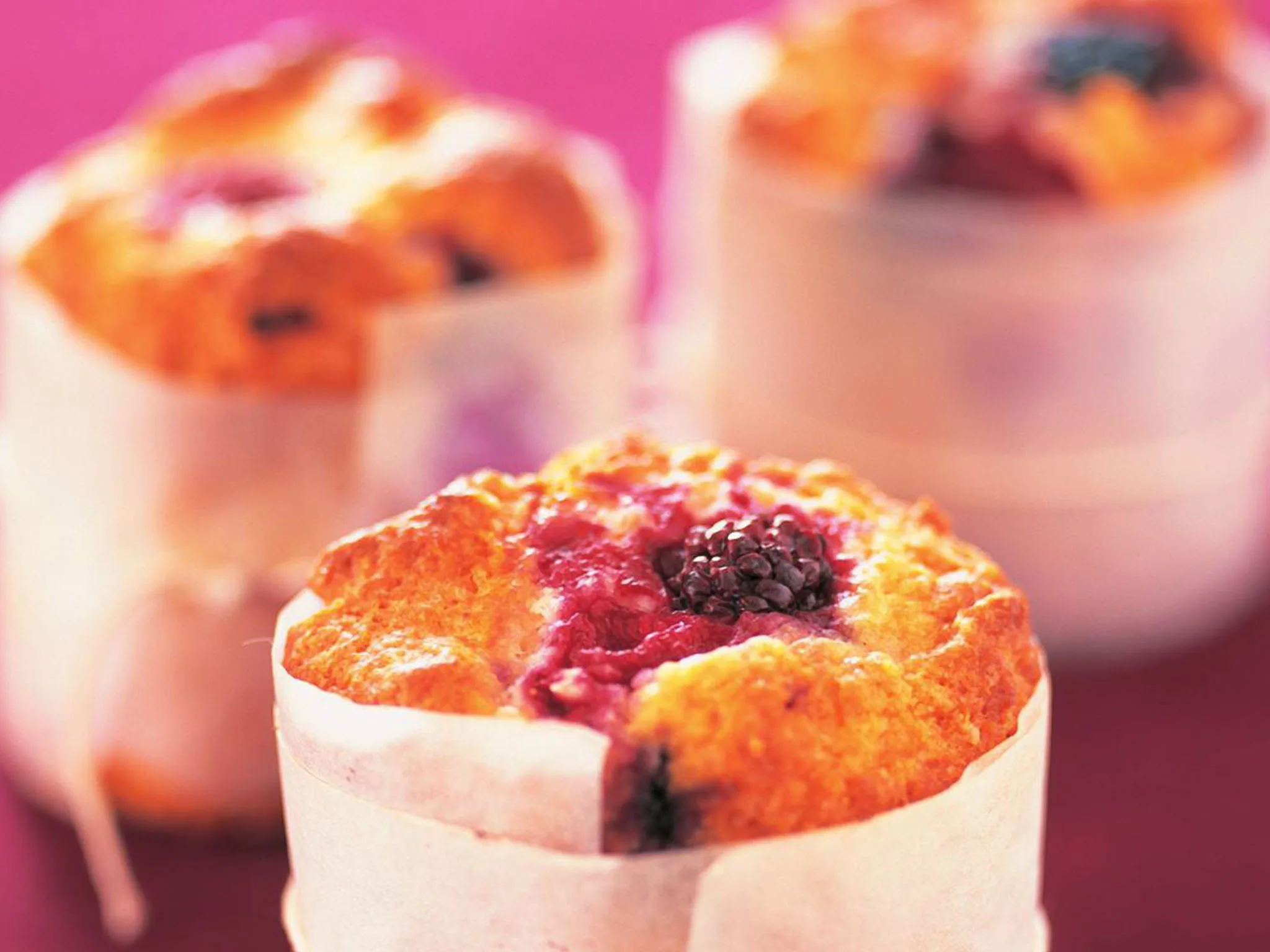 mixed berry buttermilk muffins