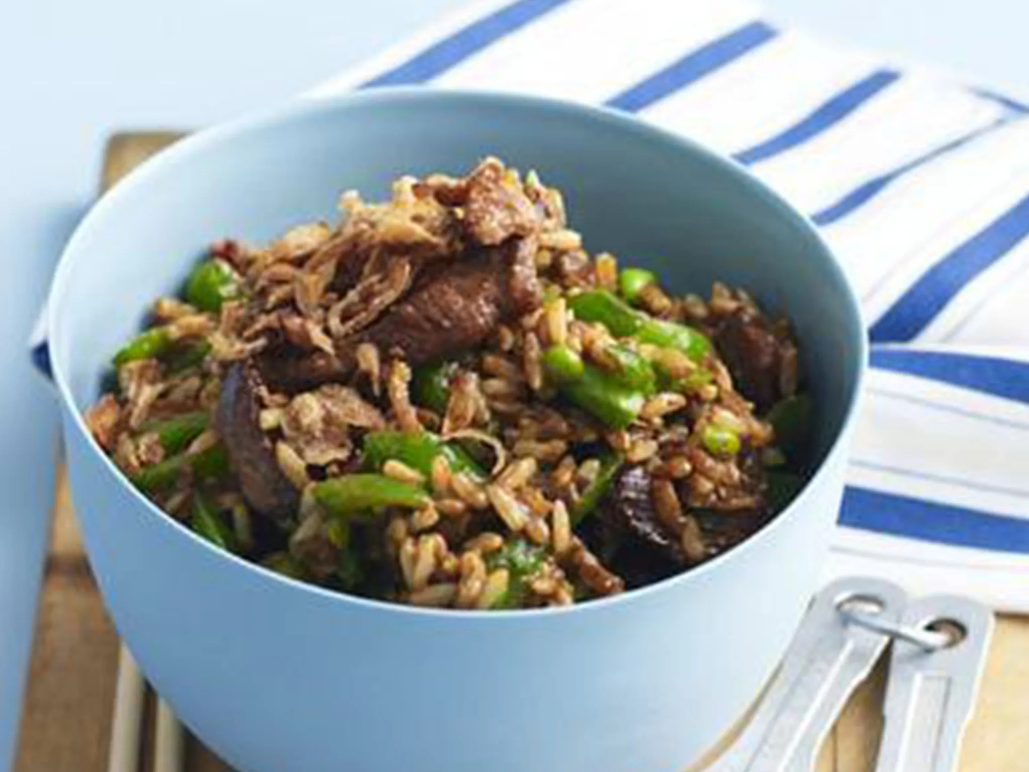 FRIED RICE WITHSWEET BEEF