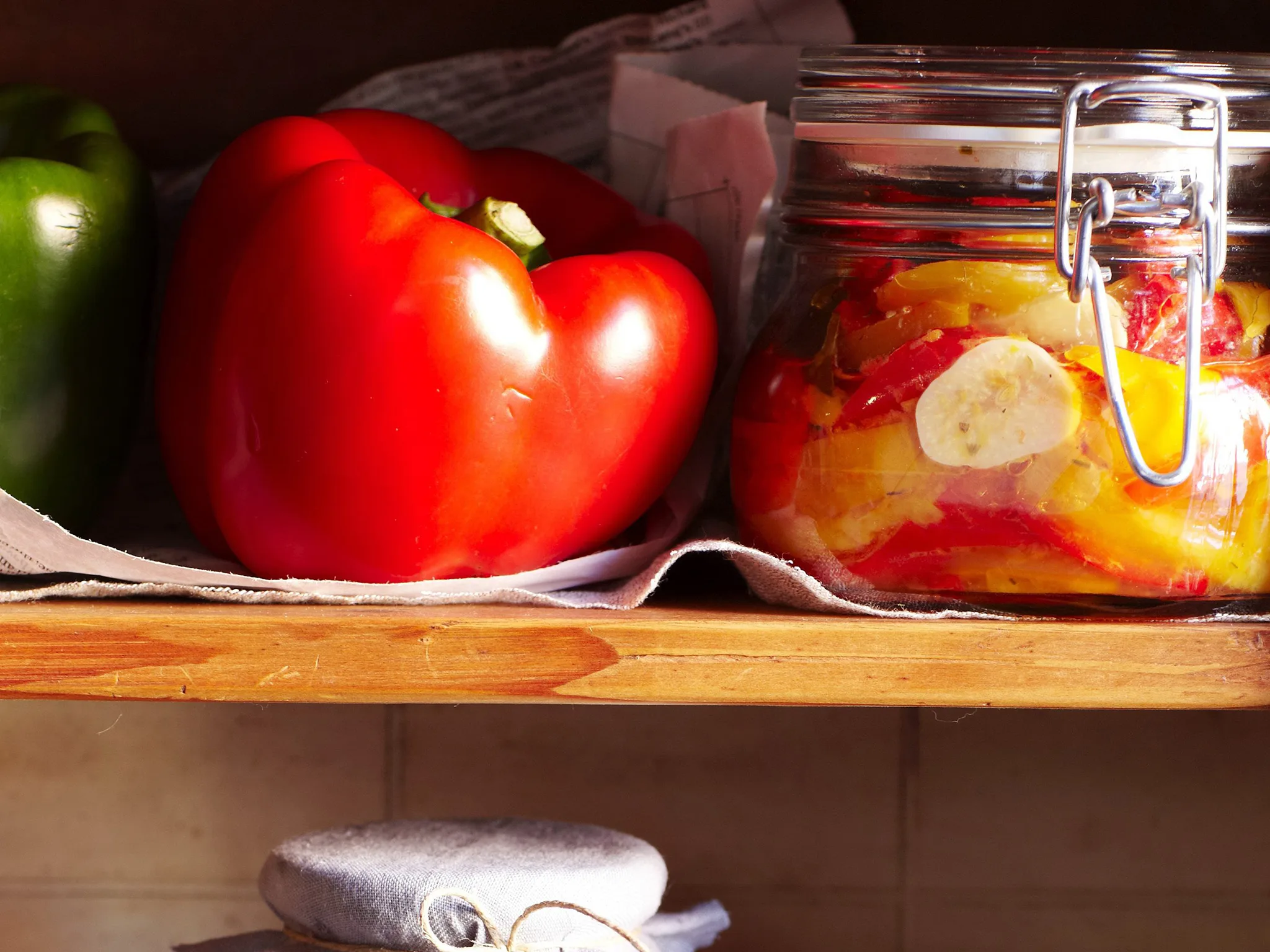 marinated capsicums