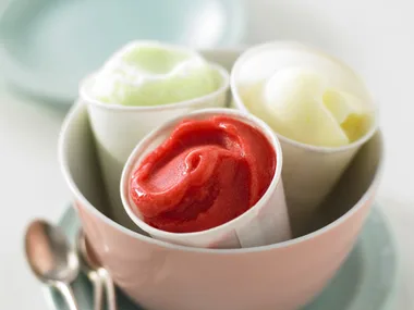 kaffir lime sorbet