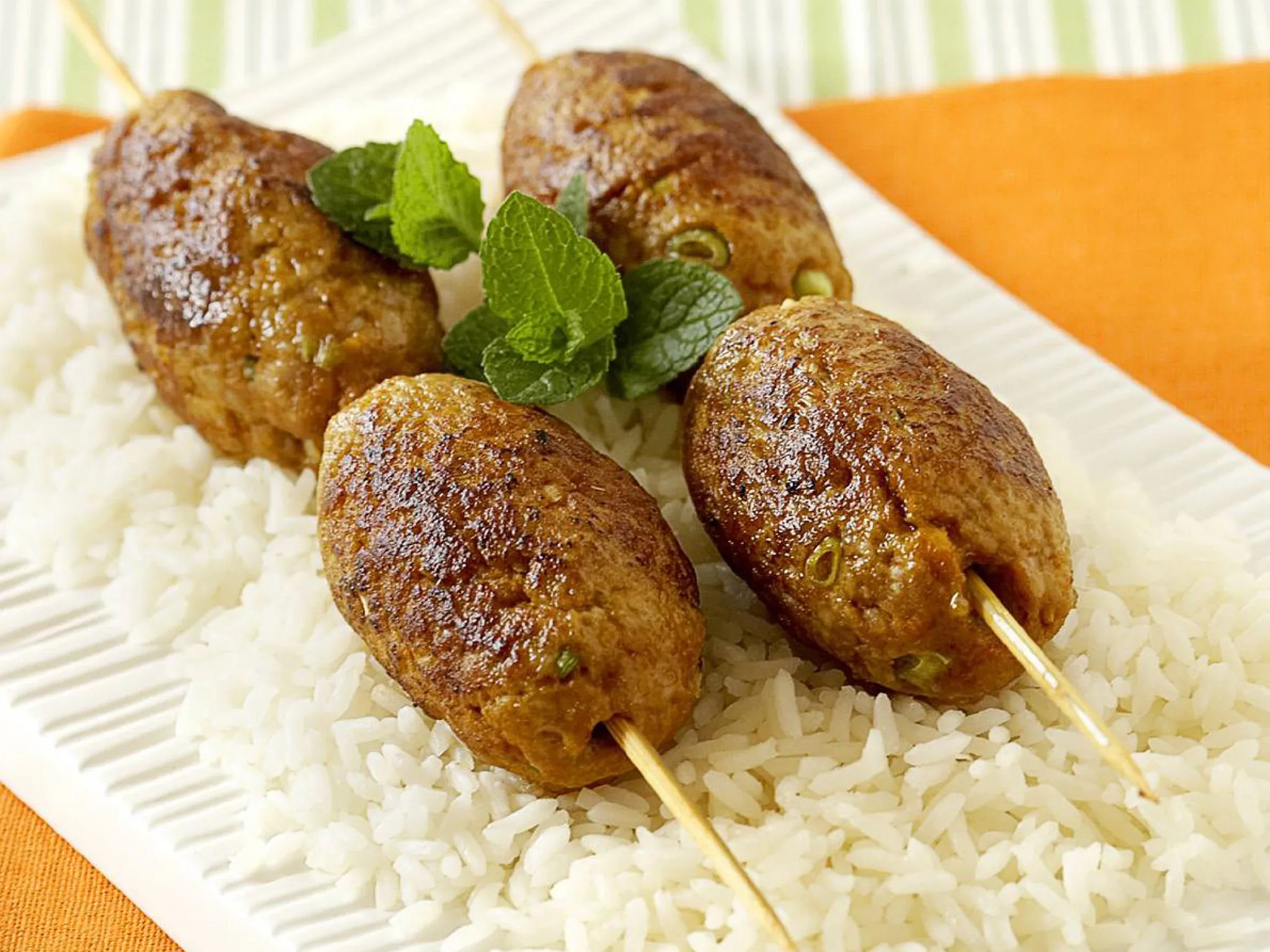 PORK KOFTA WITH MINT YOGHURT