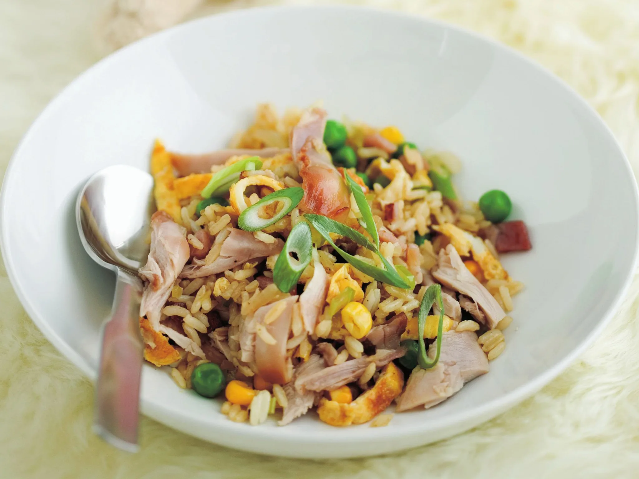 honey and soy drumsticks with easy fried rice