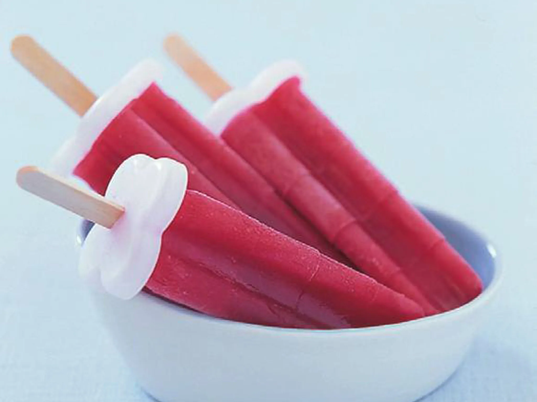raspberry iceblocks