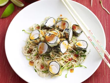 TEMPURA FISH WITH SOMEN NOODLES