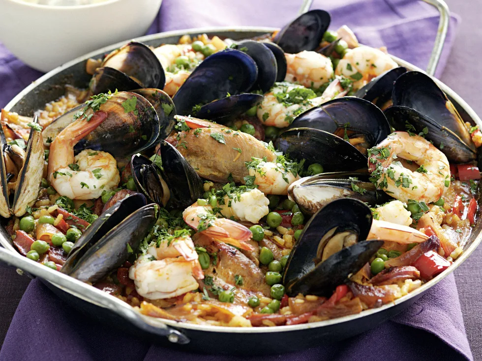 paella with aïoli