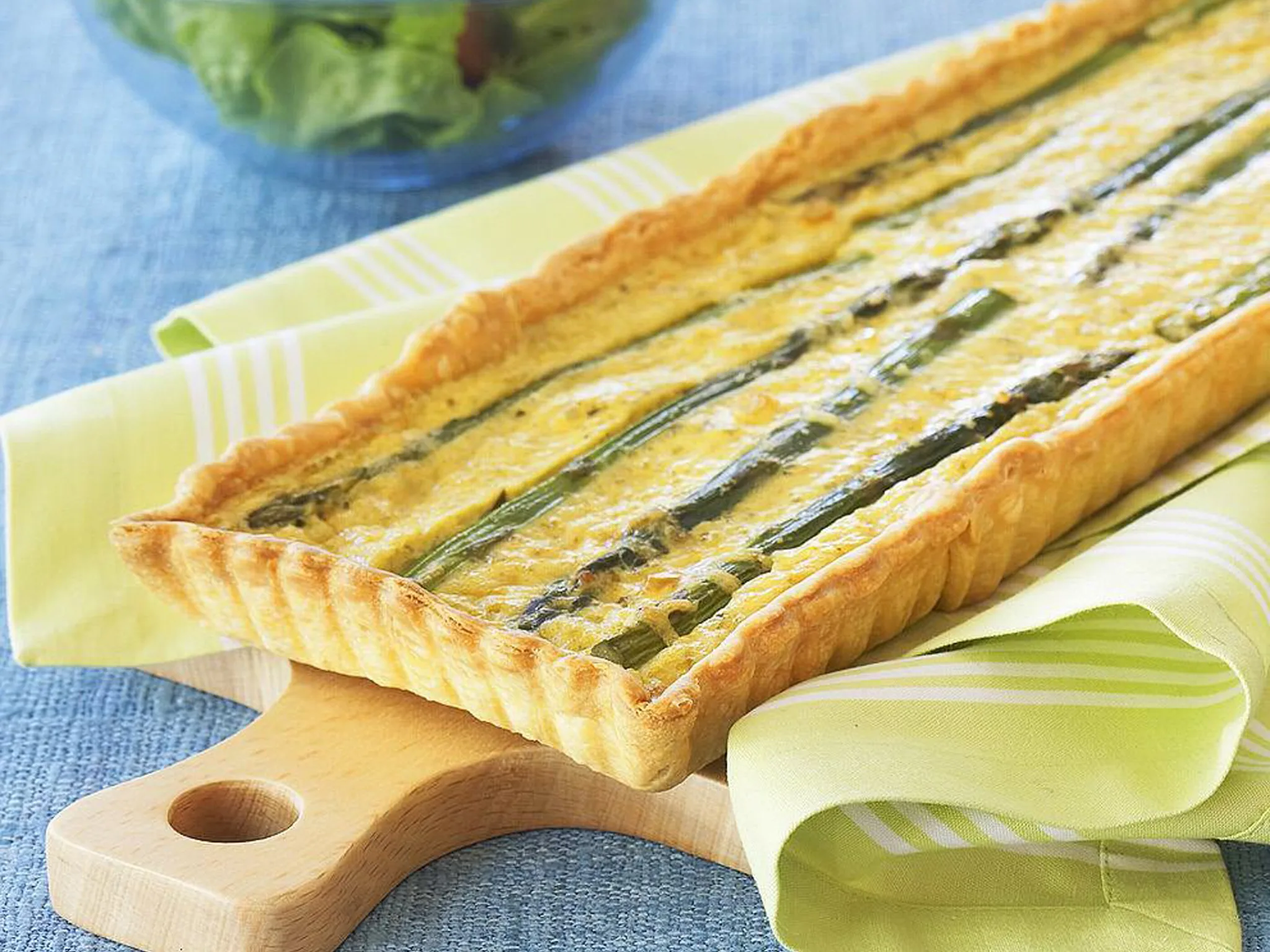 PESTO ASPARAGUS TART