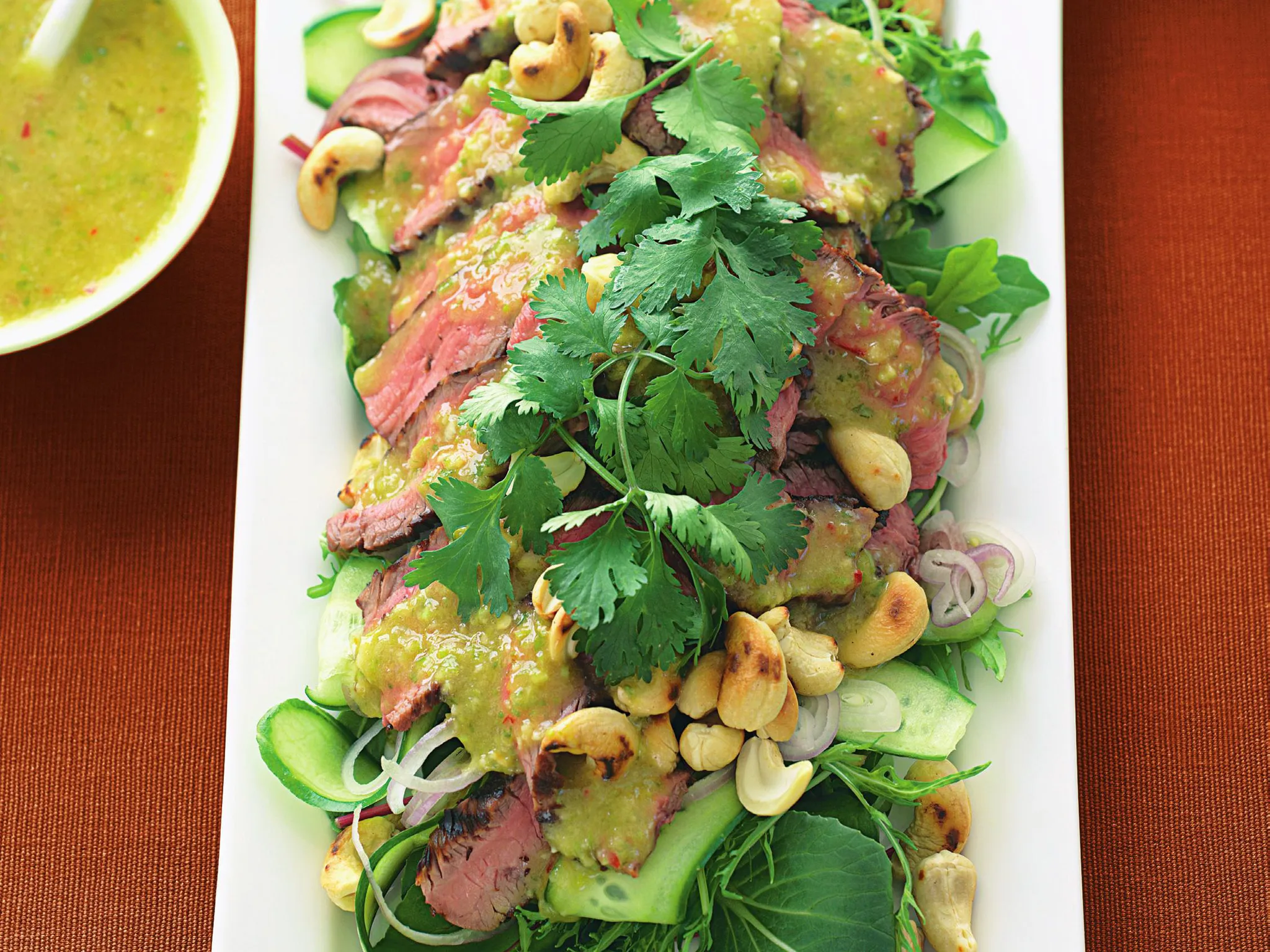 Ingredient>spicy thai beef salad with nam jim dressing