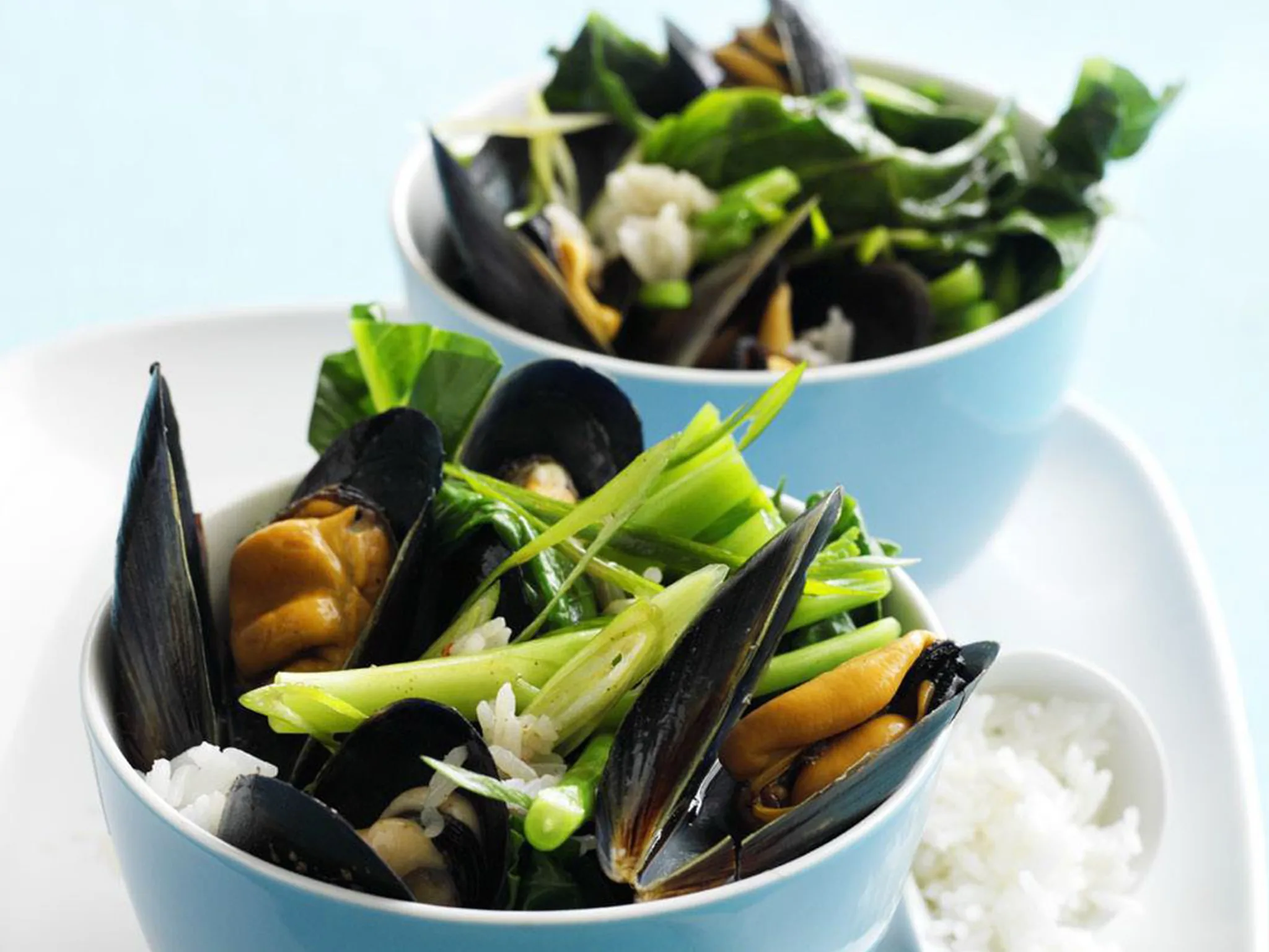 mussels with black bean sauce