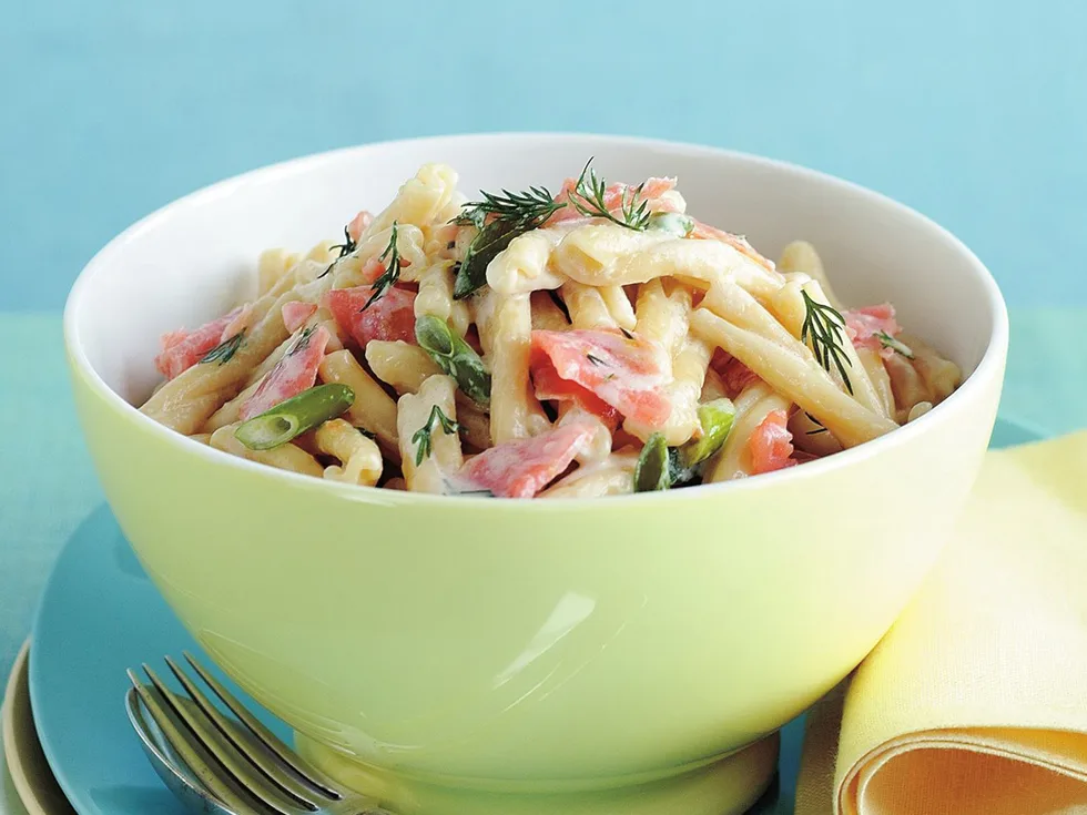 pasta with smoked salmon