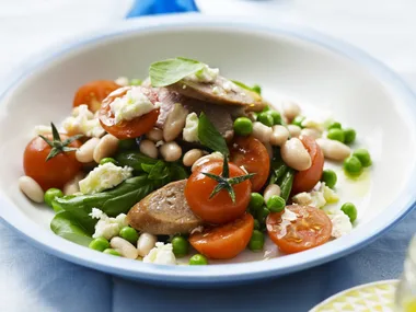 sausage and bean salad