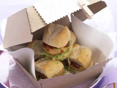 mini vegie burgers